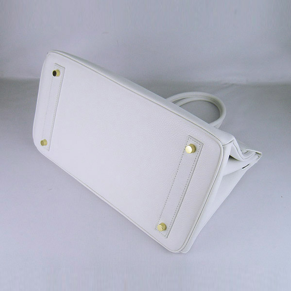 Replica Hermes Birkin 40CM Togo Bag Light White 6099 Online - Click Image to Close